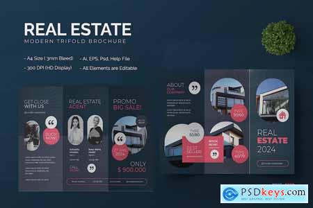 Real Estate - Trifold Brochure