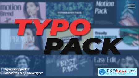 Typography Pack MOGRT 50055614