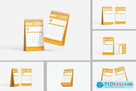 Mini Desk Calendar Mockup Vol.2