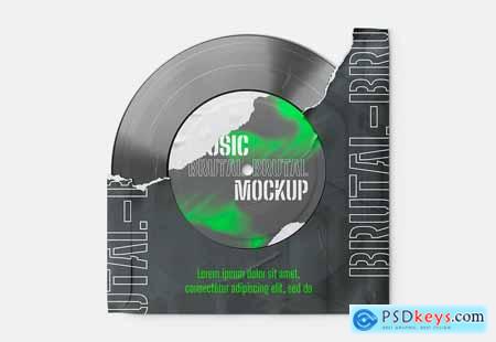 Vinyl Disc Mockup Set