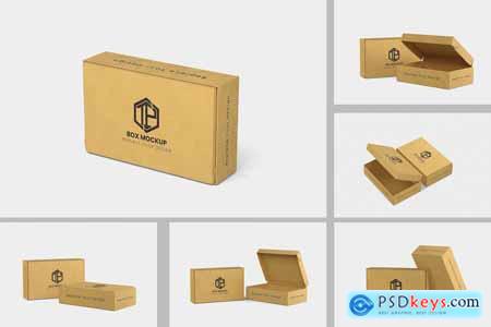 Small Rectangle Mailing Box Mockups Vol.2