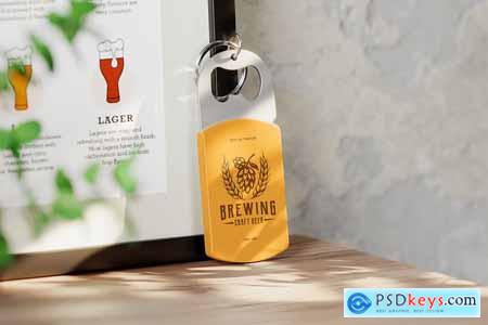 Keychain Bottle Opener Mockup