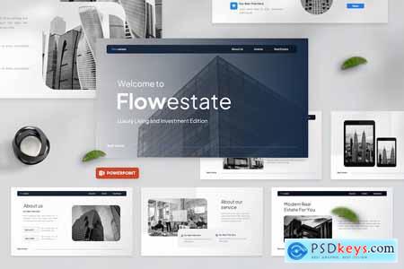 Flowestate - Modern Real Estate PowerPoint