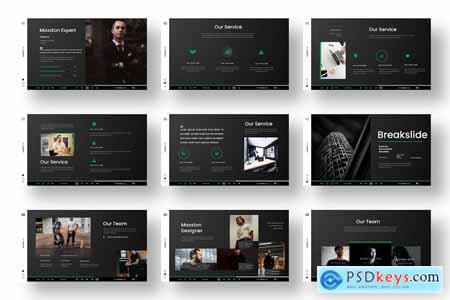 Maxston  Business PowerPoint Template