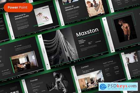 Maxston  Business PowerPoint Template