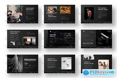 Maxston  Business PowerPoint Template