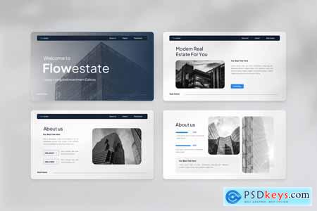 Flowestate - Modern Real Estate PowerPoint