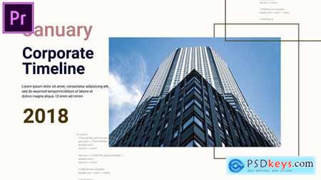 Corporate Company Timeline Slideshow MOGRT for Premier Pro 50012706