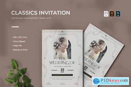 Classics - Wedding Invitation