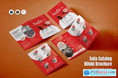 Sofa Product Catalog Bifold Brochure