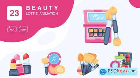 Beauty Animated Icons After Effects 50120205