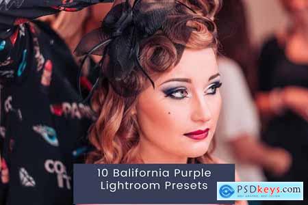 10 Balifornia Purple Lightroom Presets