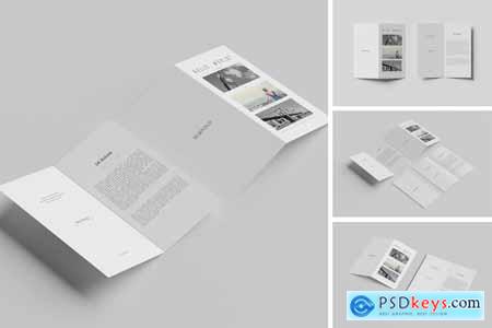 DL Bi-Fold Brochure Mockup
