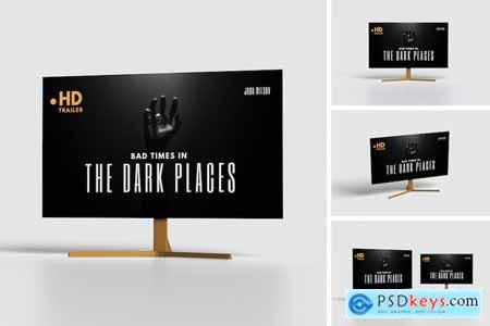 Monitor Tv Mockup