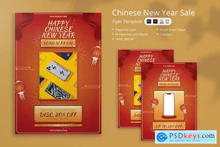 Yen cha - Chinese New Year Sale Flyer