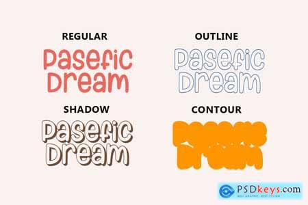 Pasefic Dream - Fun Handwritten Font