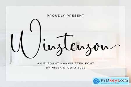 Winstenson - Wedding Font