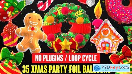 Foil Balloons - Xmas Party Collection 25226176