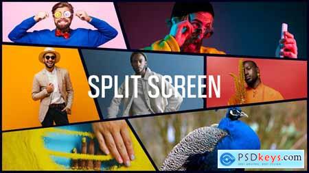 Stylish Split Screen Intro Opener Multiscreen Slideshow Photo Gallery 50181386