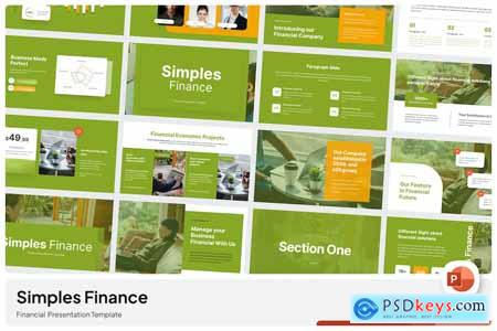 Simple Finance PowerPoint Template