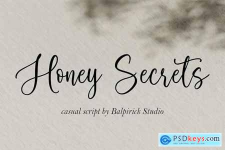 Honey Secrets Script Font