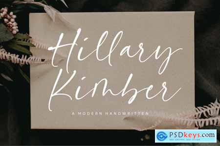 Hillary Kimber Script Font