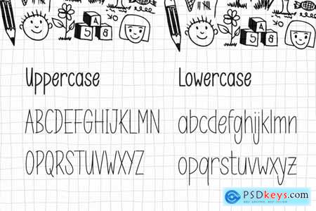 Drawing Pasry - Hand Draw Display Font