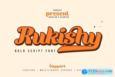 Rukishy - Script Font