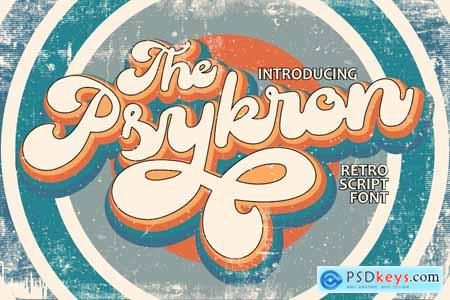 Psykron - Retro Script Font