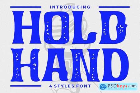 Hold Hand - Modern Display Font