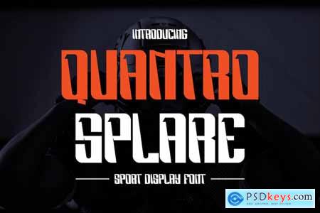 Quantro Splare Font