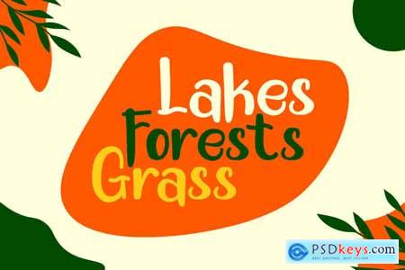 Green Ecosystem - Quirky Nature Theme Font