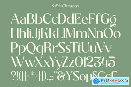 Salitia - Modern Serif Family