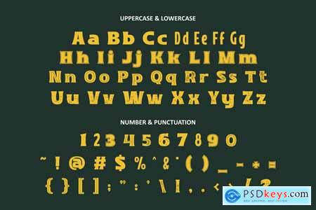 Stepon - Various Display Font