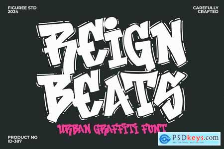 Reign Beats - Urban Graffiti Font