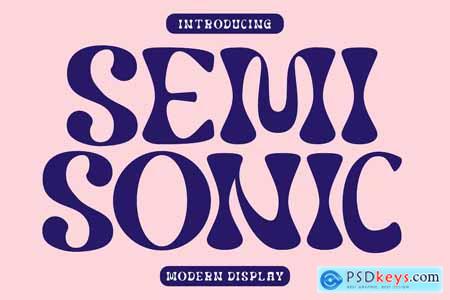 Semisonic - Modern Display Font