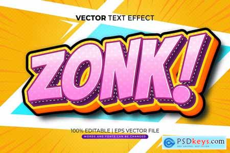 Zonk Comic Editable Text Effect