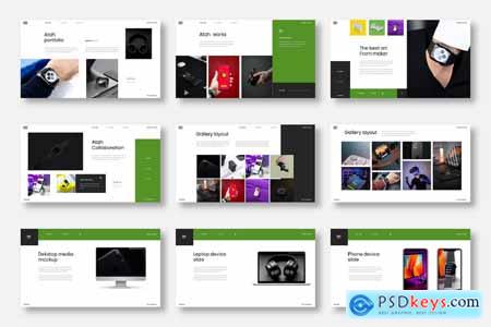 Atah  Business PowerPoint Template