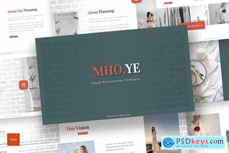 Mhoye - Simple Powerpoint Template
