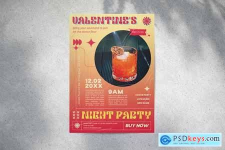 Valentine Party Flyer 9T2FSBT