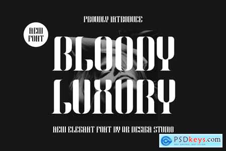 Bloody Luxury - Elegant & Serif Font