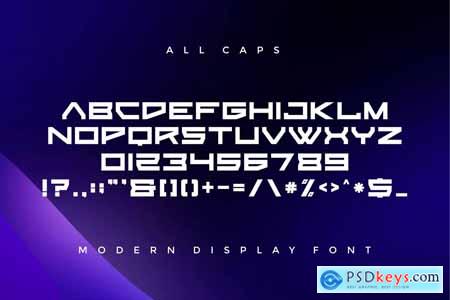 Xapec - Modern Display Font