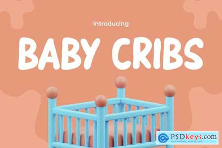Baby Cribs - A Playful Kids Font