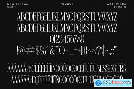Nimbus - Serif Display Font