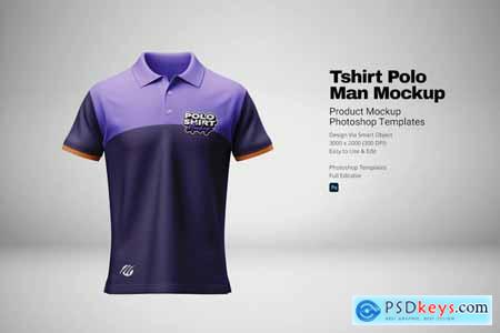T-Shirt Polo Man Mockup