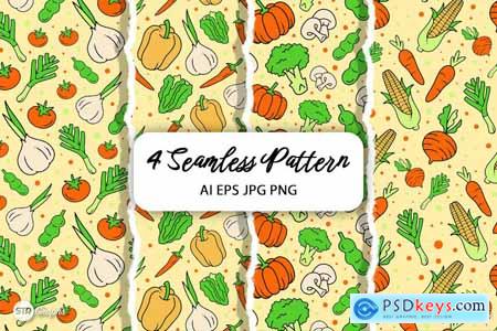 4 Vegetable Pattern Pack