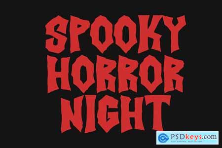 Ristakhr Horror Display Typeface