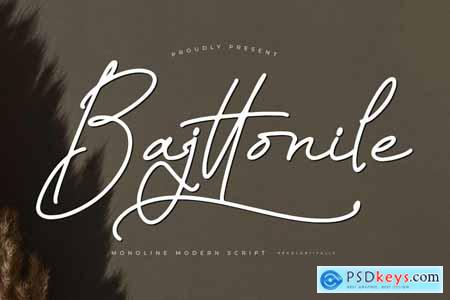 Bajttonile Monoline Script Font