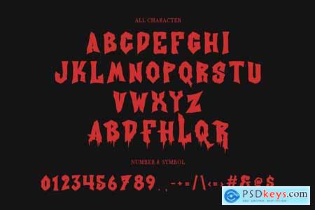 Ristakhr Horror Display Typeface