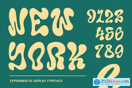 Synchis Experimental Display Typeface